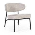 *WOONWINKEL* By-Boo Jari Scandinavische Fauteuil Stof Beige, Huis en Inrichting, Fauteuils, Verzenden, Nieuw, Stof