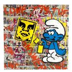 Koen Betjes (1992) - Smurf x Obey x Suske en Wiske comics, Antiek en Kunst