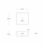 Opzet Wastafel  In Vivo Beton 38x38x16 cm (6 Kleuren), Doe-het-zelf en Verbouw, Sanitair, Ophalen of Verzenden, Nieuw