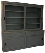 Buffetkast  stofgrijs design soft close 240 x 240cm, Huis en Inrichting, Ophalen of Verzenden, Nieuw