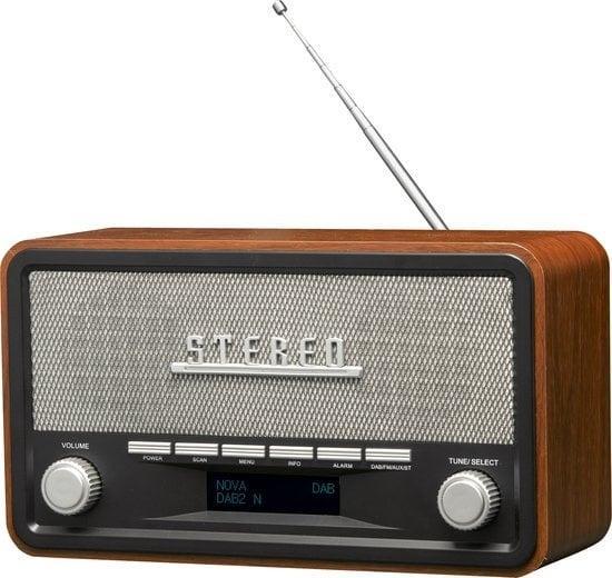 2dekans | Denver DAB Radio - Retro Radio - Bluetooth - DAB+/, Audio, Tv en Foto, Luidsprekers, Zo goed als nieuw, Ophalen of Verzenden