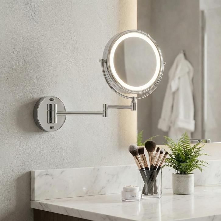 LED Spiegel Badkamer | 360° Rotatie | A-kwaliteit | Beste.., Huis en Inrichting, Badkamer | Badtextiel en Accessoires, Overige kleuren