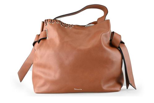 Tamaris Tas Bruin | 10% extra korting, Sieraden, Tassen en Uiterlijk, Tassen | Damestassen, Bruin, Zo goed als nieuw, Verzenden