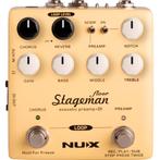 NUX NAP-5 Stageman Floor Acoustic Preamp + DI, Muziek en Instrumenten, Versterkers | Bas en Gitaar, Nieuw, Verzenden