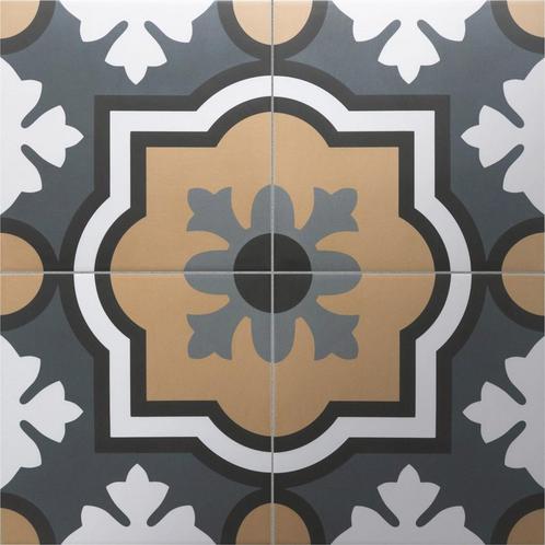 Vloertegel / wandtegel rivoli monaco grijs 20x20, Doe-het-zelf en Verbouw, Tegels, Vloertegels, Nieuw, 10 m² of meer, Keramiek