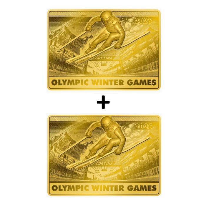 Salomonseilanden. 10 Dollars 2026 Olympic Winter Games, Postzegels en Munten, Munten | Europa | Niet-Euromunten