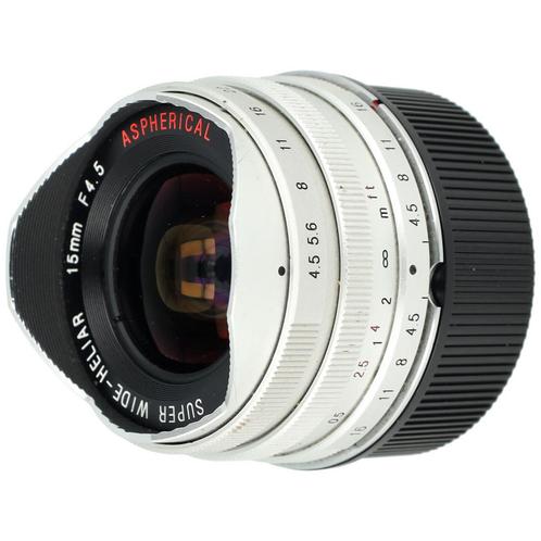 Voigtlander 15mm F/4.5 Super Wide-Heliar Asperical VM +, Audio, Tv en Foto, Fotocamera's Digitaal, Gebruikt, Overige Merken, Verzenden