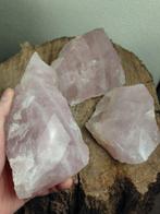 Grote XXL ruw/gepolijste Rozenkwarts mineralen - Hoogte: 7, Verzamelen, Mineralen en Fossielen