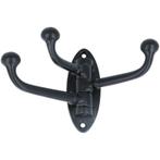 Kapstokhaak verstelbaar, ijzer zwart, Verzenden, Nieuw