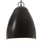 Hanglamp industrieel rond 25 W E27 32 cm gitzwart (Lampen), Verzenden