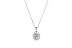 Halsketting - 14 karaat Witgoud - 2.61ct. tw. Diamant, Nieuw