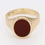 Ring - 14 karaat Geel goud - Carneool, Nieuw