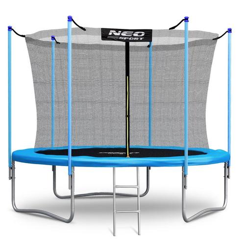 Blauwe Trampoline 252 cm met Net en Ladder - Perfect voor..., Kinderen en Baby's, Speelgoed | Buiten | Trampolines, Nieuw, Ophalen of Verzenden