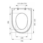 Toiletzitting Sanicare Soft-Close Rondo Met Deksel, Nieuw, Ophalen of Verzenden