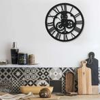 vidaXL Wandklok 30 cm acryl zwart, Huis en Inrichting, Woonaccessoires | Klokken, Verzenden, Nieuw
