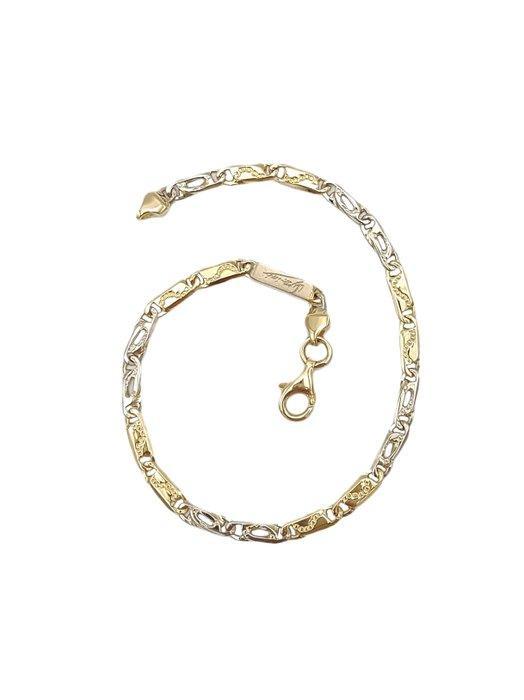 Armband - 18 karaat Geel goud, Witgoud, Sieraden, Tassen en Uiterlijk, Armbanden