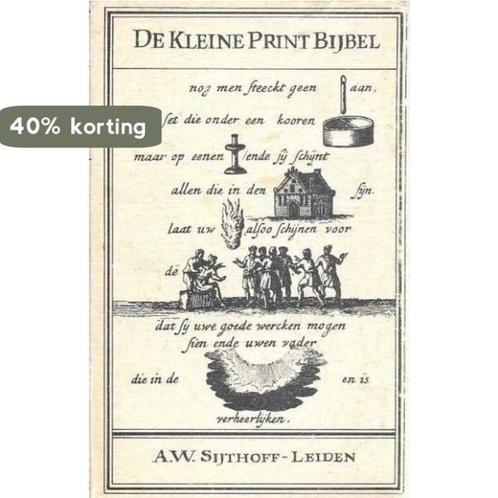De Kleine Print Bijbel 9789021823133, Boeken, Overige Boeken, Gelezen, Verzenden