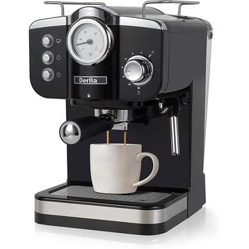 Derlla - retrolook koffiezetapparaat - espressomachine -