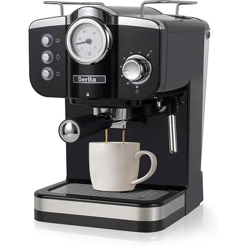 Derlla - retrolook koffiezetapparaat - espressomachine -, Witgoed en Apparatuur, Koffiezetapparaten, Verzenden