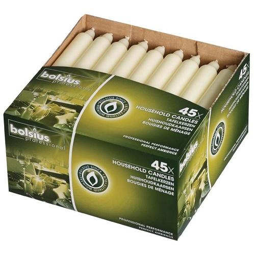 Kaarsen ivoor - 20cm - 45 stuks, Zakelijke goederen, Horeca | Keukenapparatuur, Nieuw in verpakking, Verzenden