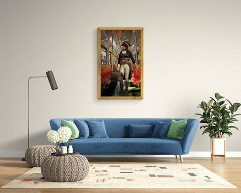 Teejo - Bonaparte in Paris, Antiek en Kunst, Kunst | Schilderijen | Modern
