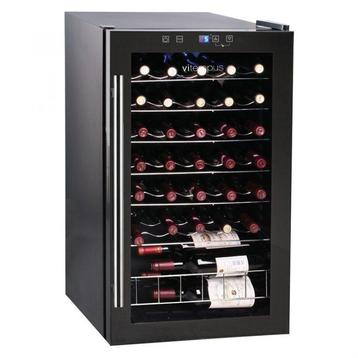 2dekans | Vinoteca Wijnkoeler voor 33 flessen - glazen deur beschikbaar voor biedingen