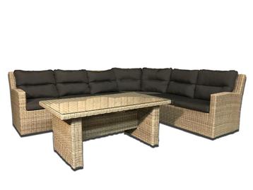 6-persoons Loungeset Merano Forest Grey| Hoekset tafel beschikbaar voor biedingen