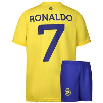 Al-Nassr Voetbaltenue Ronaldo Thuis - 2024-2025 - Kind en beschikbaar voor biedingen