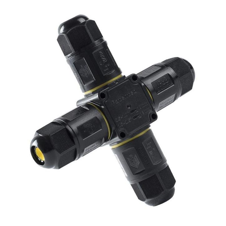 3Pin X-VORM waterdichte QUICK Connector | Voor 4-11mm kabel, Doe-het-zelf en Verbouw, Elektra en Kabels, Overige typen, Nieuw