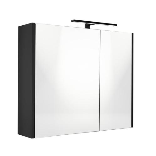 Spiegelkast Best Design Happy Black Incl. LED verlichting, Doe-het-zelf en Verbouw, Sanitair, Bad, Nieuw, Ophalen of Verzenden