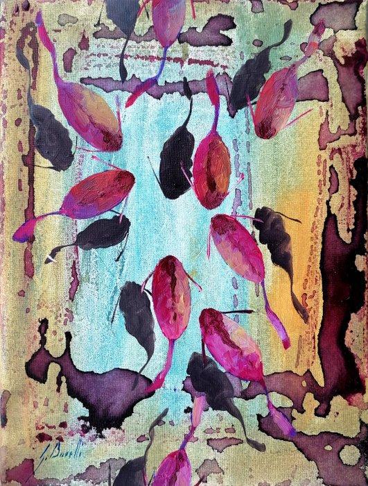 Guido Borelli - pistacchio, Antiek en Kunst, Kunst | Schilderijen | Modern