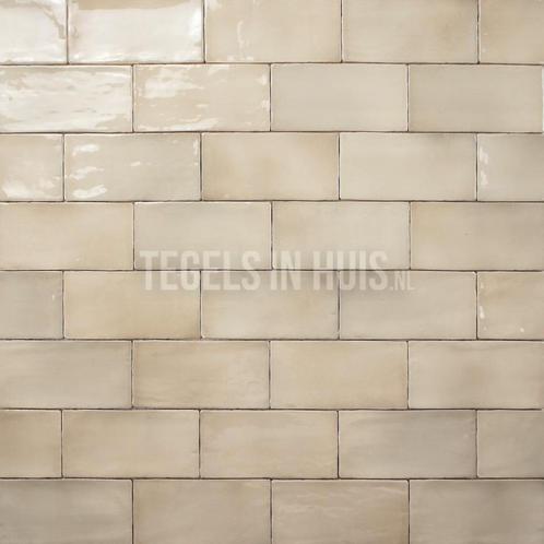Equipe wandtegel manacor 7.5x15 argile beige glans, Doe-het-zelf en Verbouw, Tegels, Wandtegels, Nieuw, 10 m² of meer, Keramiek