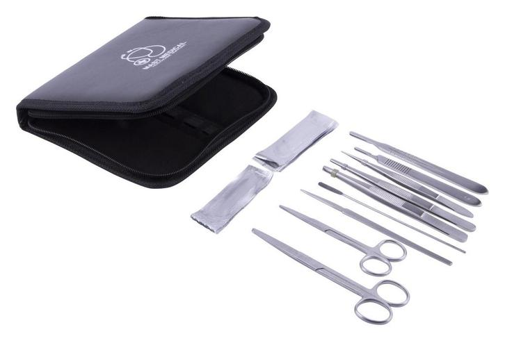 Dissectie set - snijset &amp; instrumentensetje geneeskunde - di, Diversen, Verpleegmiddelen, Nieuw, Verzenden