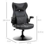 TRUUSK Gamingstoel Ergonomische Computerstoel Bureaustoel Bu, Huis en Inrichting, Verzenden, Nieuw