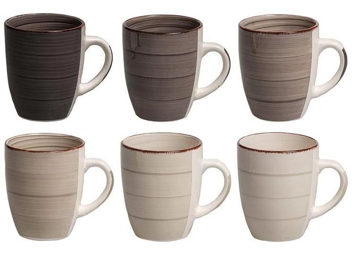 Studio Tavola Mokken - Vintage Loft - Set van 6 - 350 ml, Huis en Inrichting, Keuken | Keukenbenodigdheden, Nieuw, Verzenden