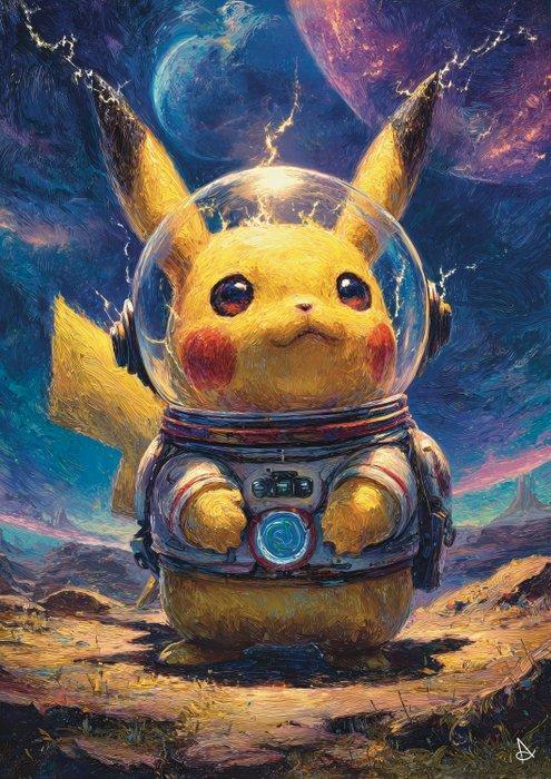 ANDSAL MCMXCI - Pikachu Space Astronaut Pokémon Tribute, Spelcomputers en Games, Spelcomputers | Overige Accessoires