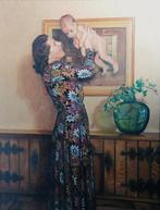 De Jong (XX) - Maternite, Antiek en Kunst, Kunst | Schilderijen | Klassiek