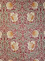 300x280cm! William Morris Pimpernel Art Nouveau Bloemmotief