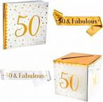 4-delige set voor een 50-jarig jubileum/verjaardag, Verzenden, Nieuw, Feestartikel, Abraham of Sarah