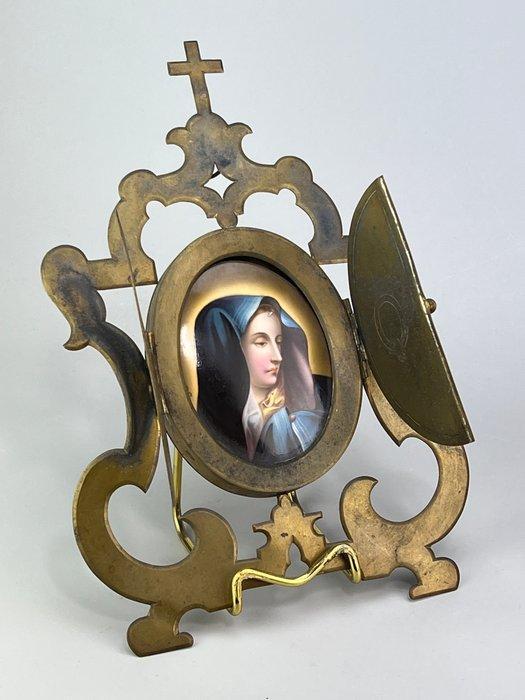 Icoon - Vergine Addolorata - Messing, Antiek en Kunst, Kunst | Niet-Westerse kunst