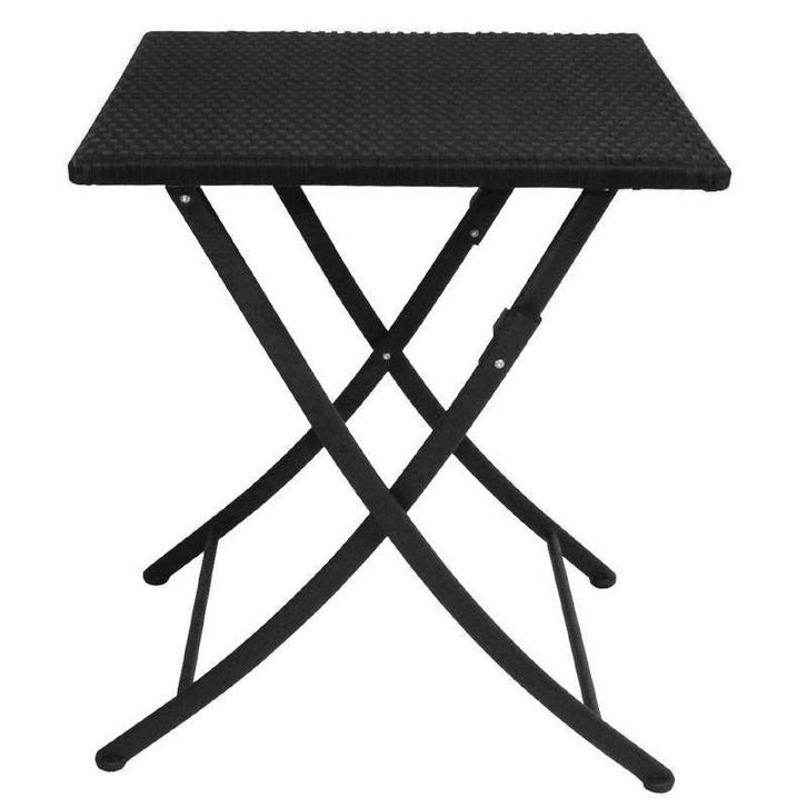 Bistro Tafel Vierkant | Zwart, Zakelijke goederen, Horeca | Keukenapparatuur, Verzenden