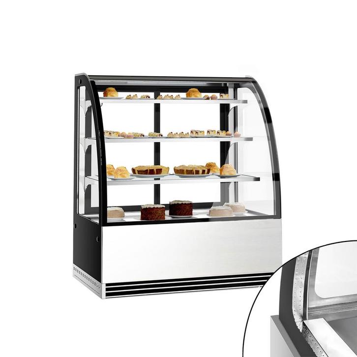 GGM Gastro | Koelvitrine & Gebaksvitrine - 1200mm - Dubbele, Zakelijke goederen, Horeca | Meubilair en Inrichting, Nieuw in verpakking