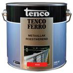 Tencoferro roestwerende metaallak 2,5 liter, 750 ml, rood,, Doe-het-zelf en Verbouw, Verf, Beits en Lak, Verzenden, Nieuw