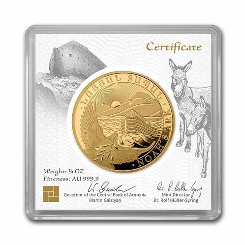 Gouden Noah Ark 1/4 oz 2023, Postzegels en Munten, Munten en Bankbiljetten | Verzamelingen, Munten, Verzenden