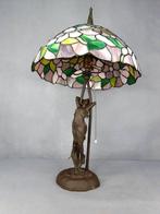 Tafellamp - Tiffany-stijl - Gegoten bronzen