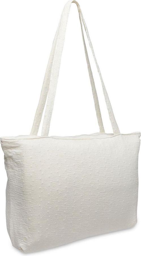 Jollein Shopper Embroidery - Ivory, Kinderen en Baby's, Badjes en Verzorging, Verzenden