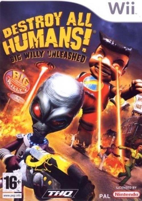 Destroy All Humans! Big Willy Unleashed (Wii Games), Spelcomputers en Games, Games | Nintendo Wii, Zo goed als nieuw, Ophalen of Verzenden