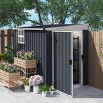 TRUUSK Metalen Tuinhuis 2,7m² 128x231x181cm Tuinschuur Met L, Tuin en Terras, Verzenden, Nieuw