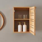Hängeschrank Epind 50x33x20 cm Bambus Natur [en.casa], Verzenden, Nieuw
