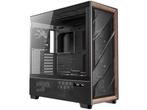 Veiling - Antec Flux PRO Full Tower Tempered Glass Black/Woo, Nieuw